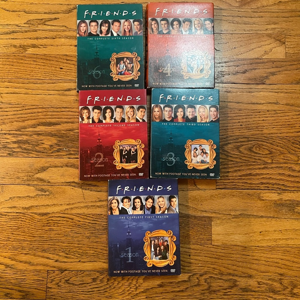 Friends Series DVD Set Seasons 1,2,3,4,6